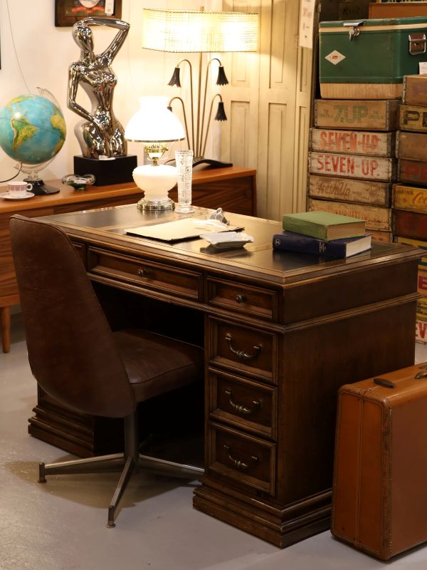 アメリカン・ヴィンテージデスク ヴィンテージデスク｜アメリカンヴィンテージ 片袖デスク ウォールナット