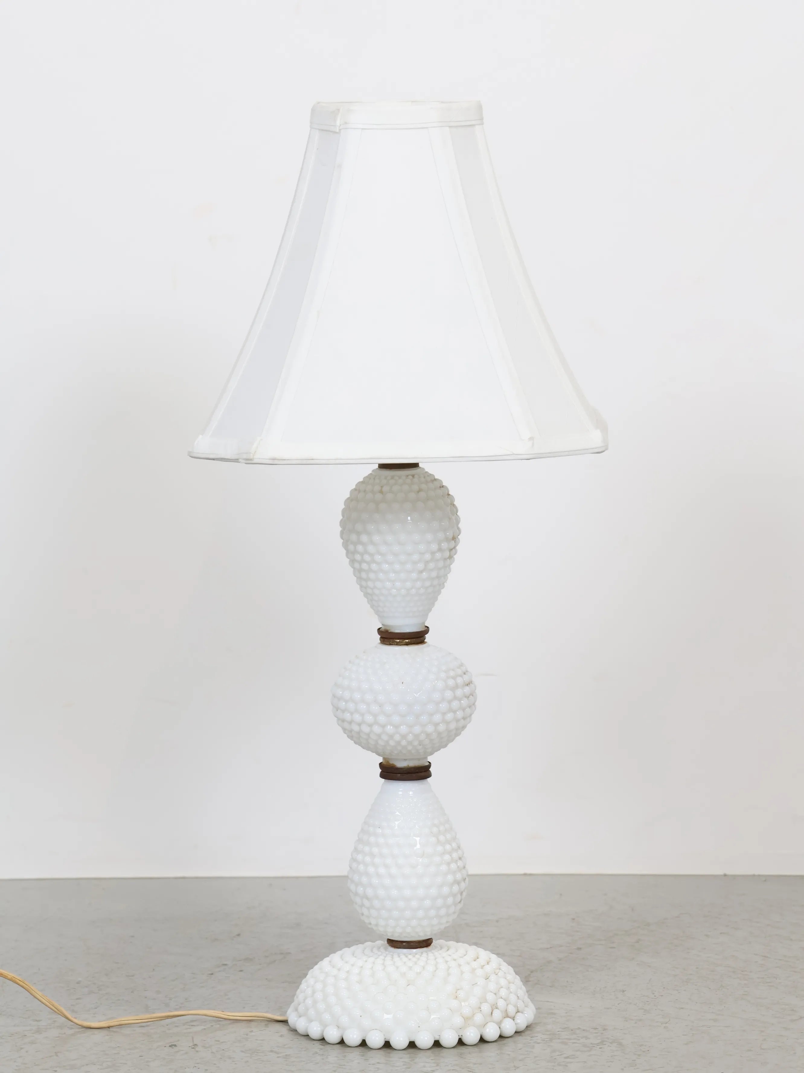 ヴィンテージ ミルクガラス テーブルランプ | Collect Antique