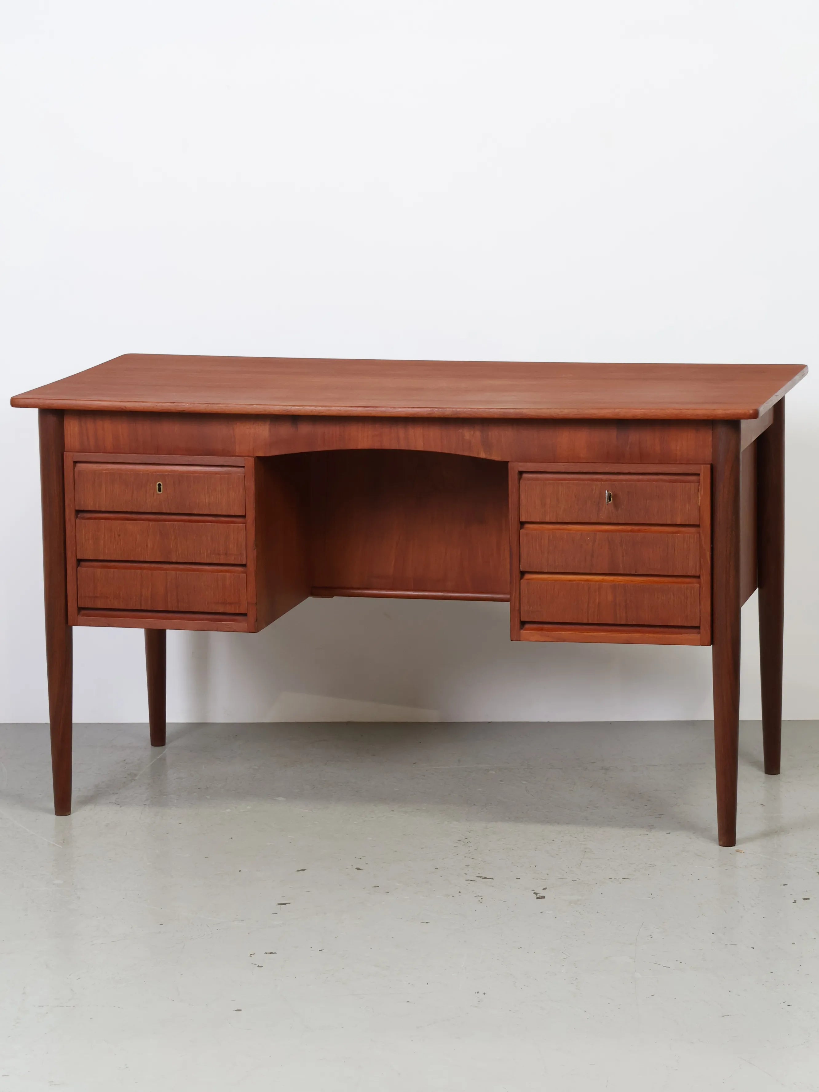 1960年代 ヴィンテージ チーク パートナー デスク | Collect Antique 1960年代 ヴィンテージ チーク パートナー デスク | Collect Antique
