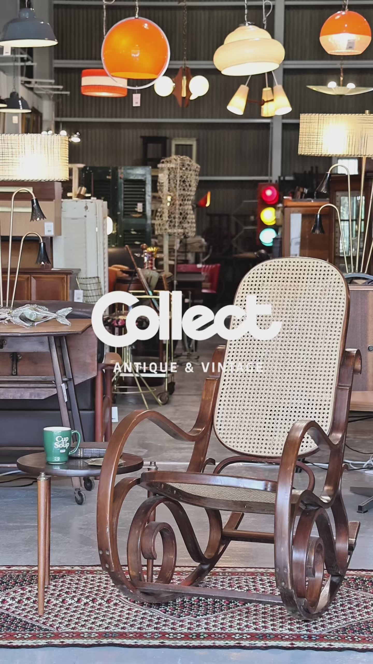 1970年代 ヴィンテージ Thonetスタイル ベンドウッド ロッキングチェア