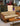 1970s Vintage Wood Frame Two-Seater Sofa
