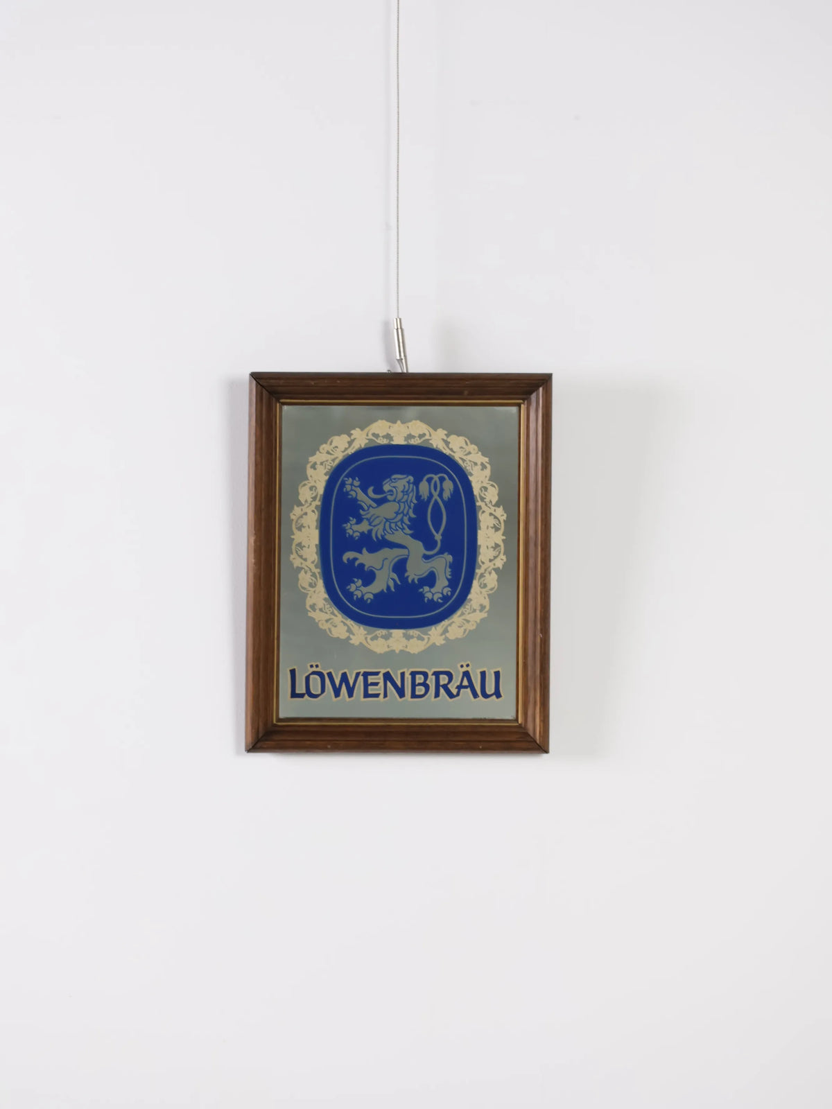 1980年代 ヴィンテージ Lowenbrau パブミラー | Collect Antique 