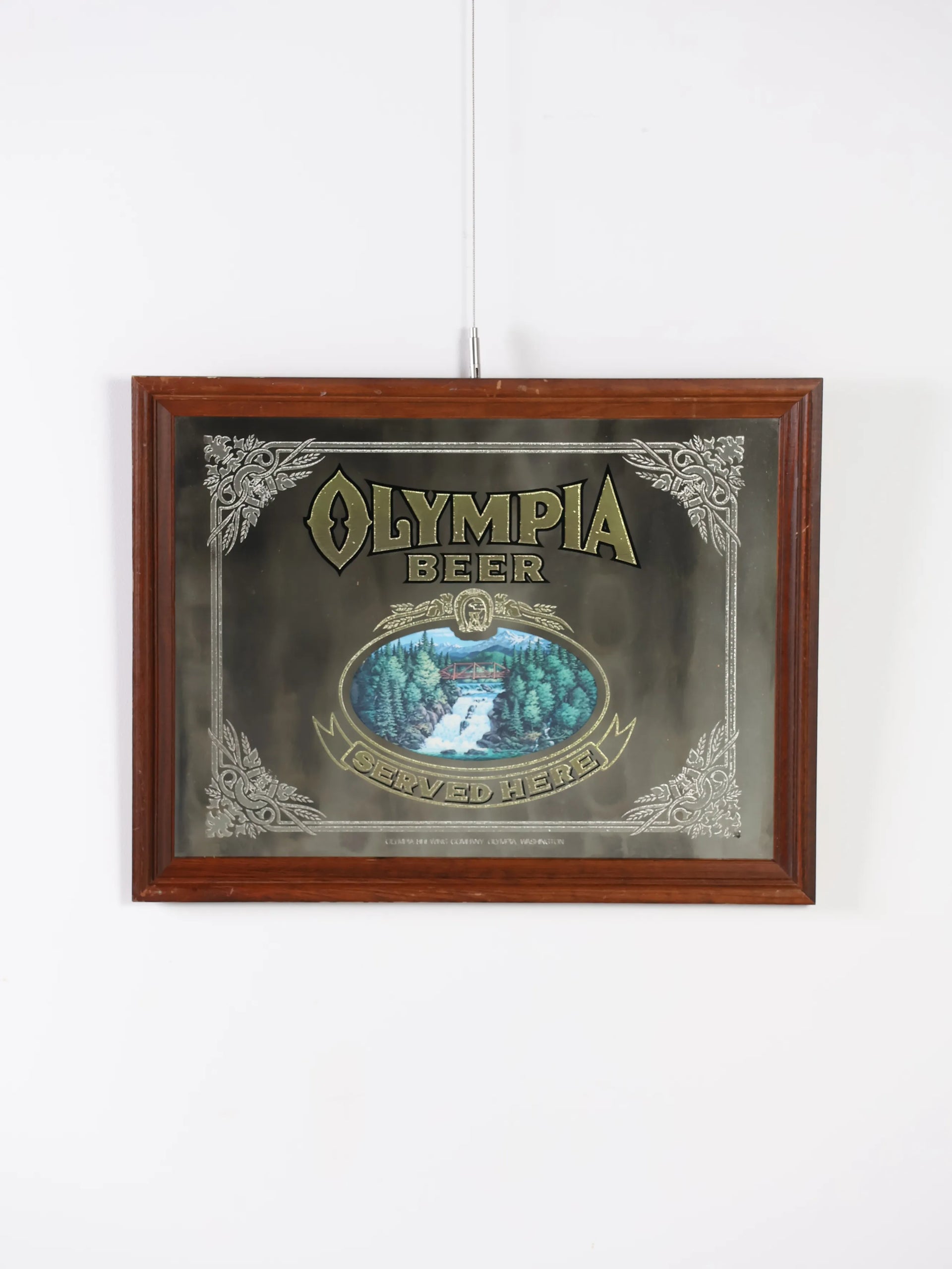 1980年代 Olympia beer パブミラー | Collect Antique & Vintage