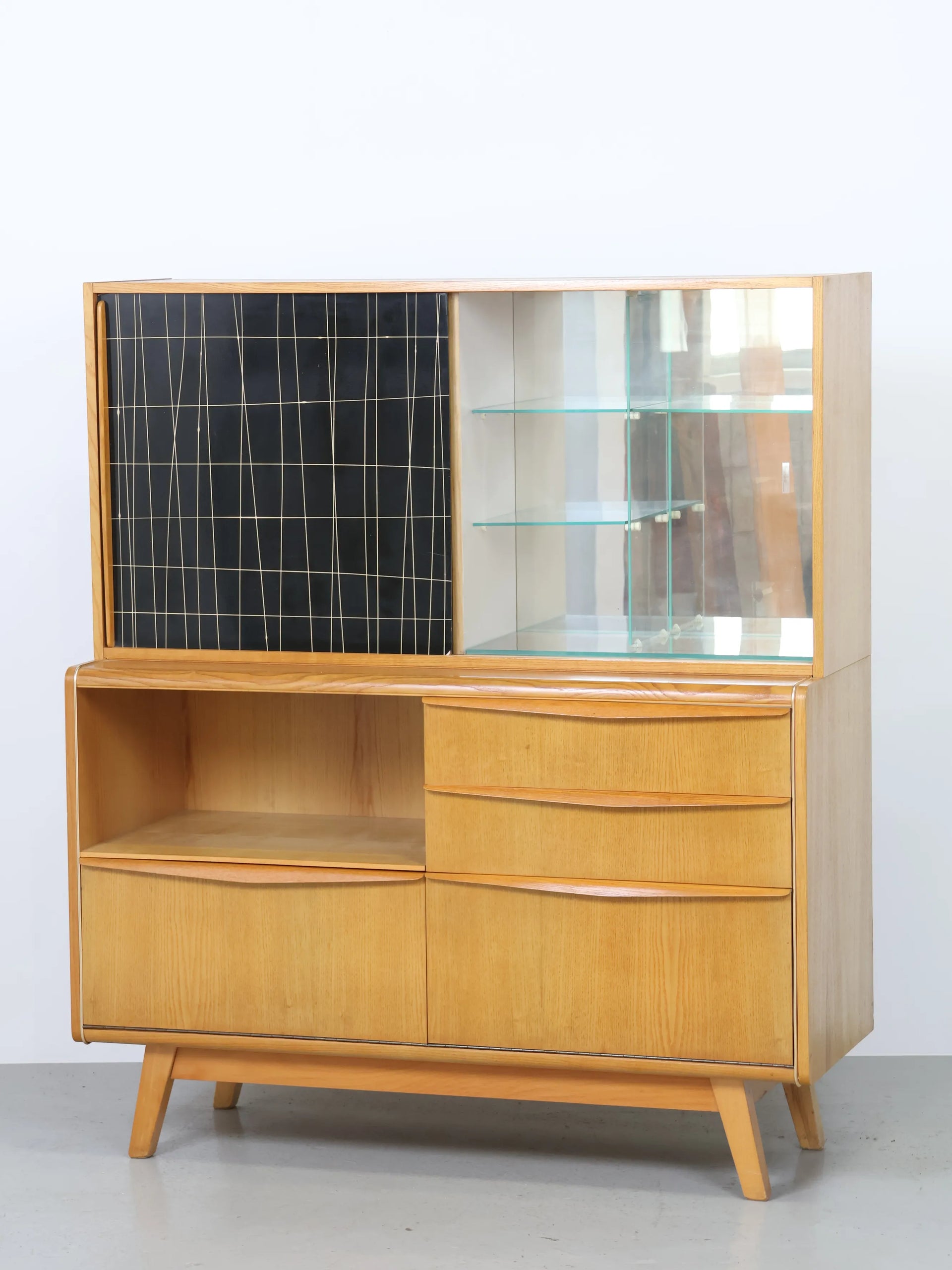 1960年代 Jitona社製 ヴィンテージ ウッド カップボード