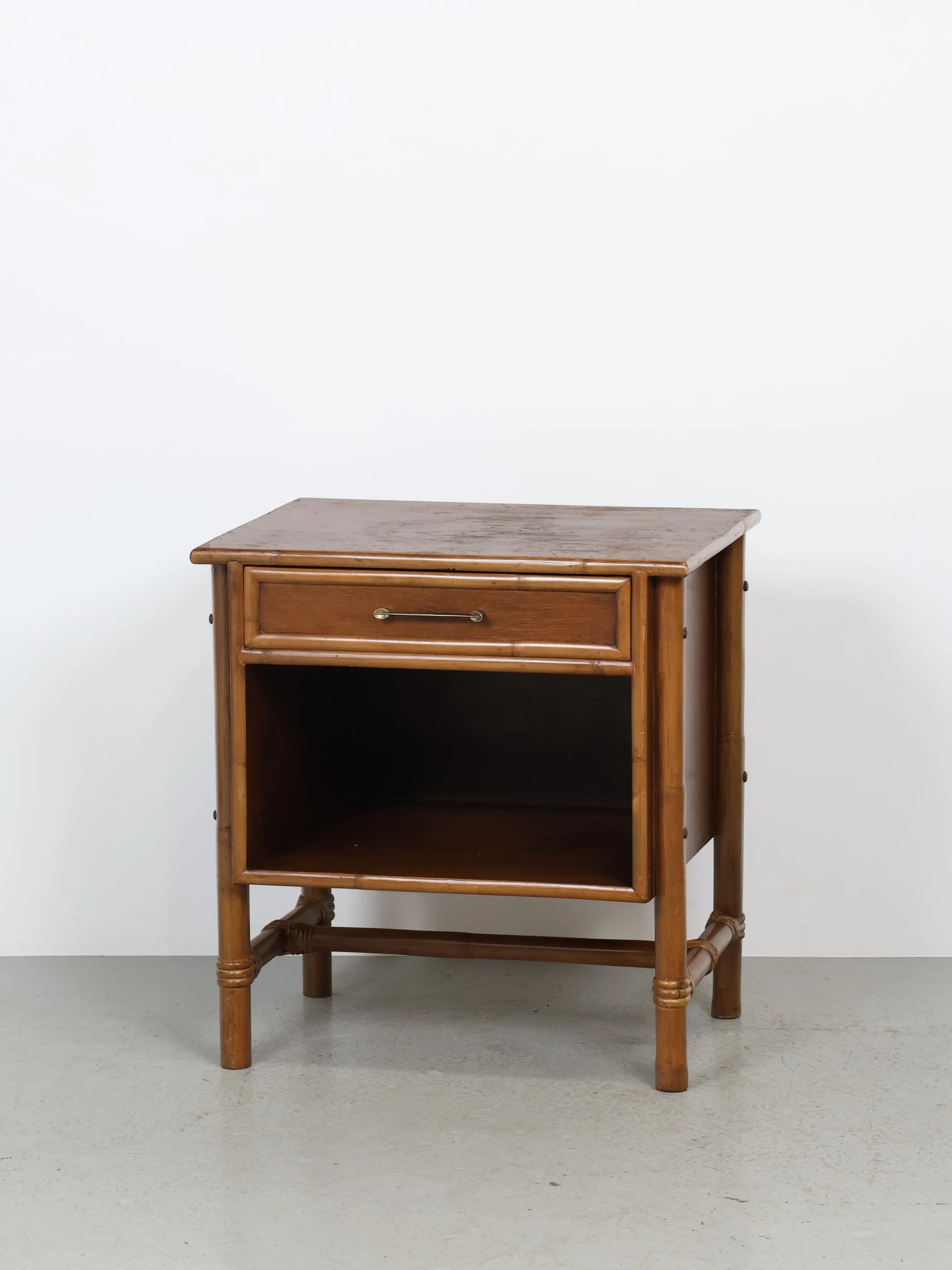 vintage 60~70年代 ナイトテーブル 木製 ヴィンテージ ウッド ナイトテーブル | Collect Antique