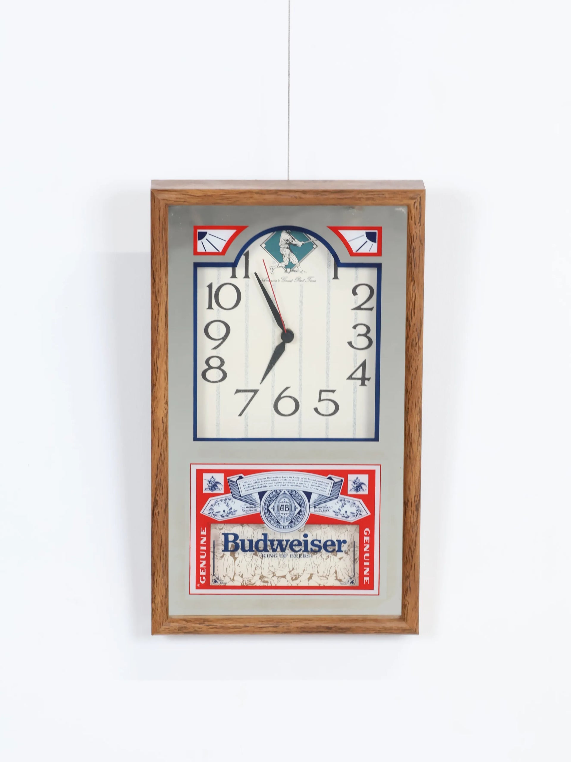 ヴィンテージ Budweiser ウォールミラークロック | Collect