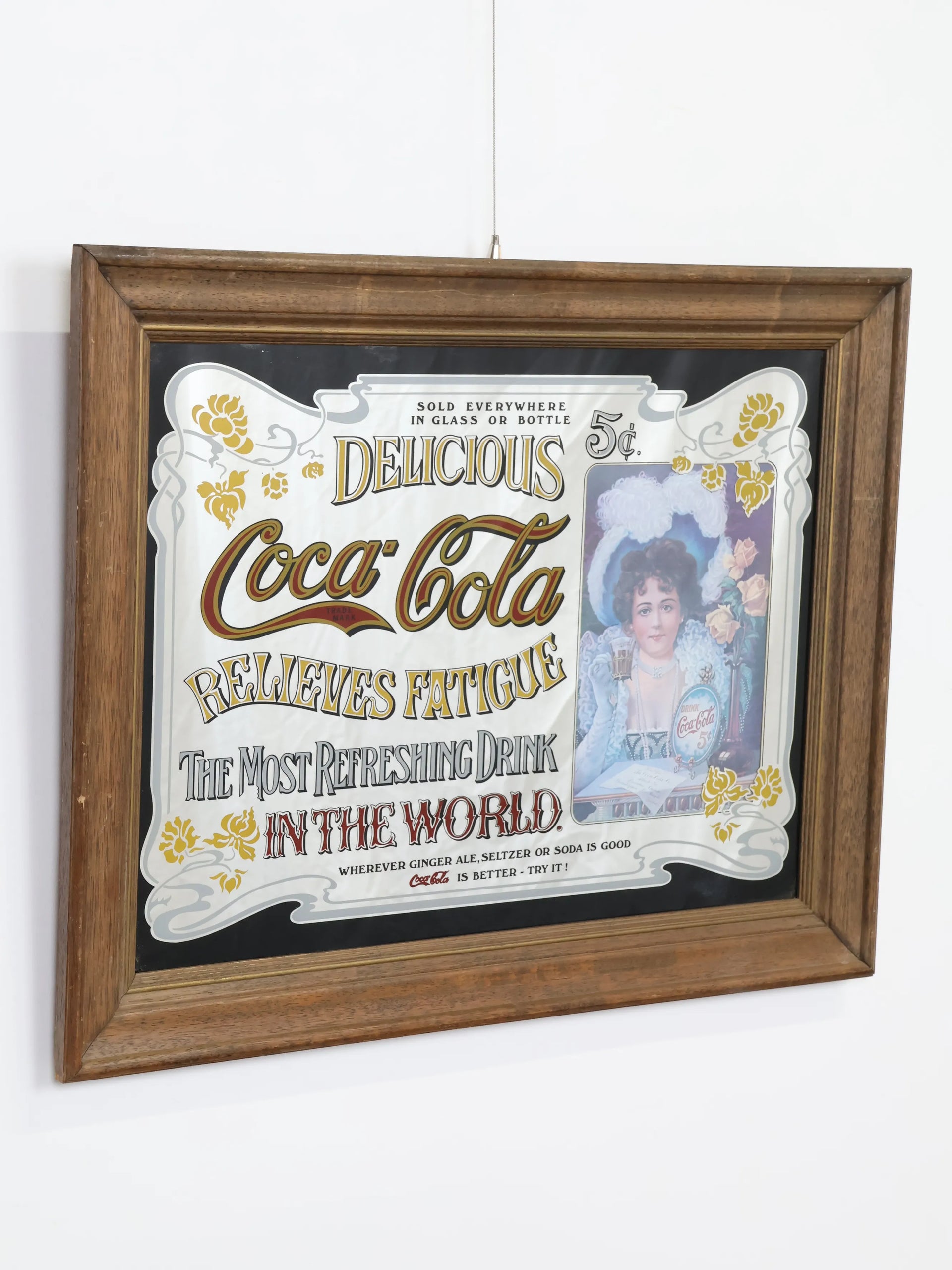 ヴィンテージ Coca Cola パブミラー | Collect Antique & Vintage