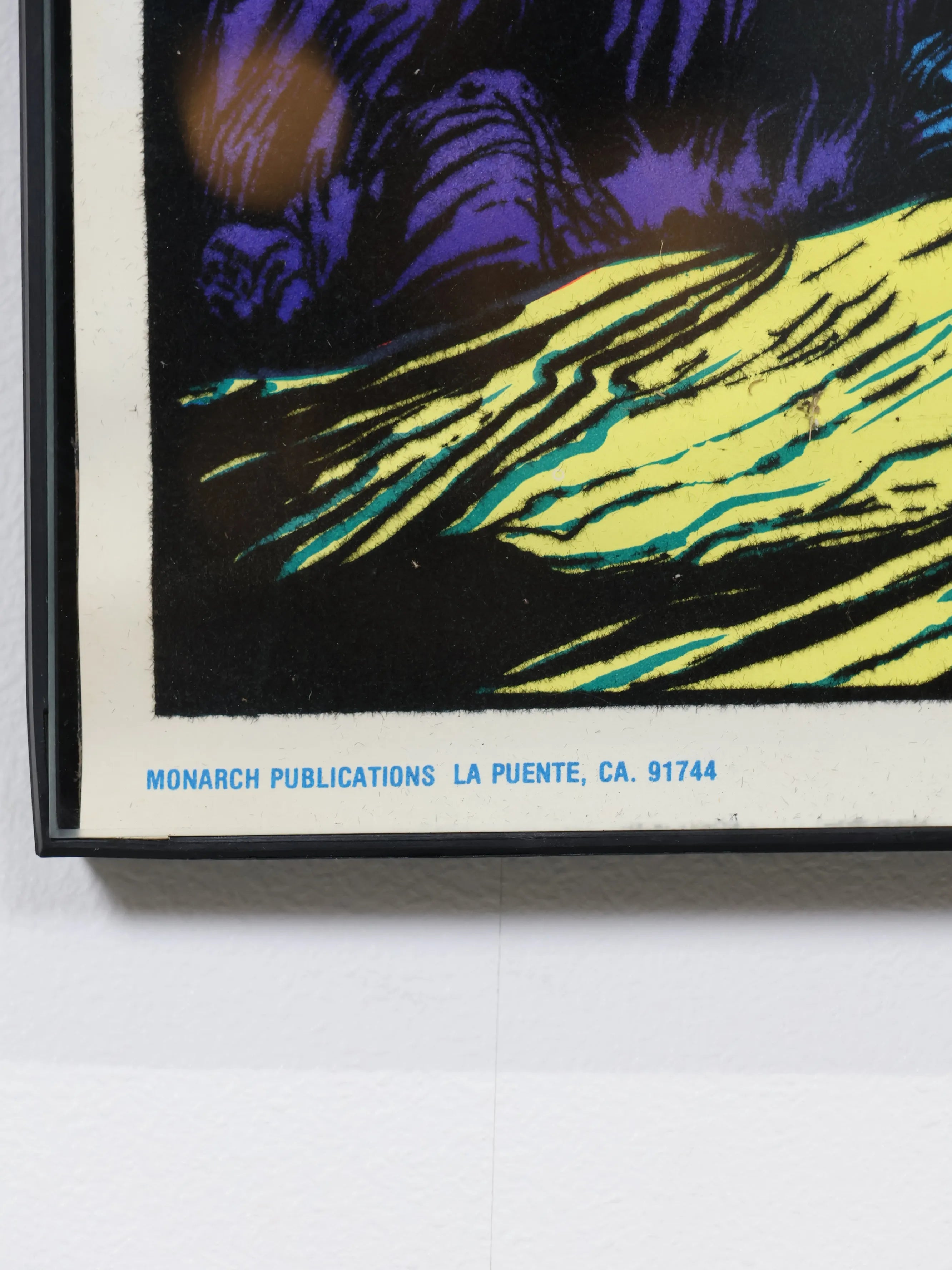 【希少】1970年代 ヴィンテージ ブラックライト ヴィンテージ ホース ブラックライト ポスター | Collect Antique