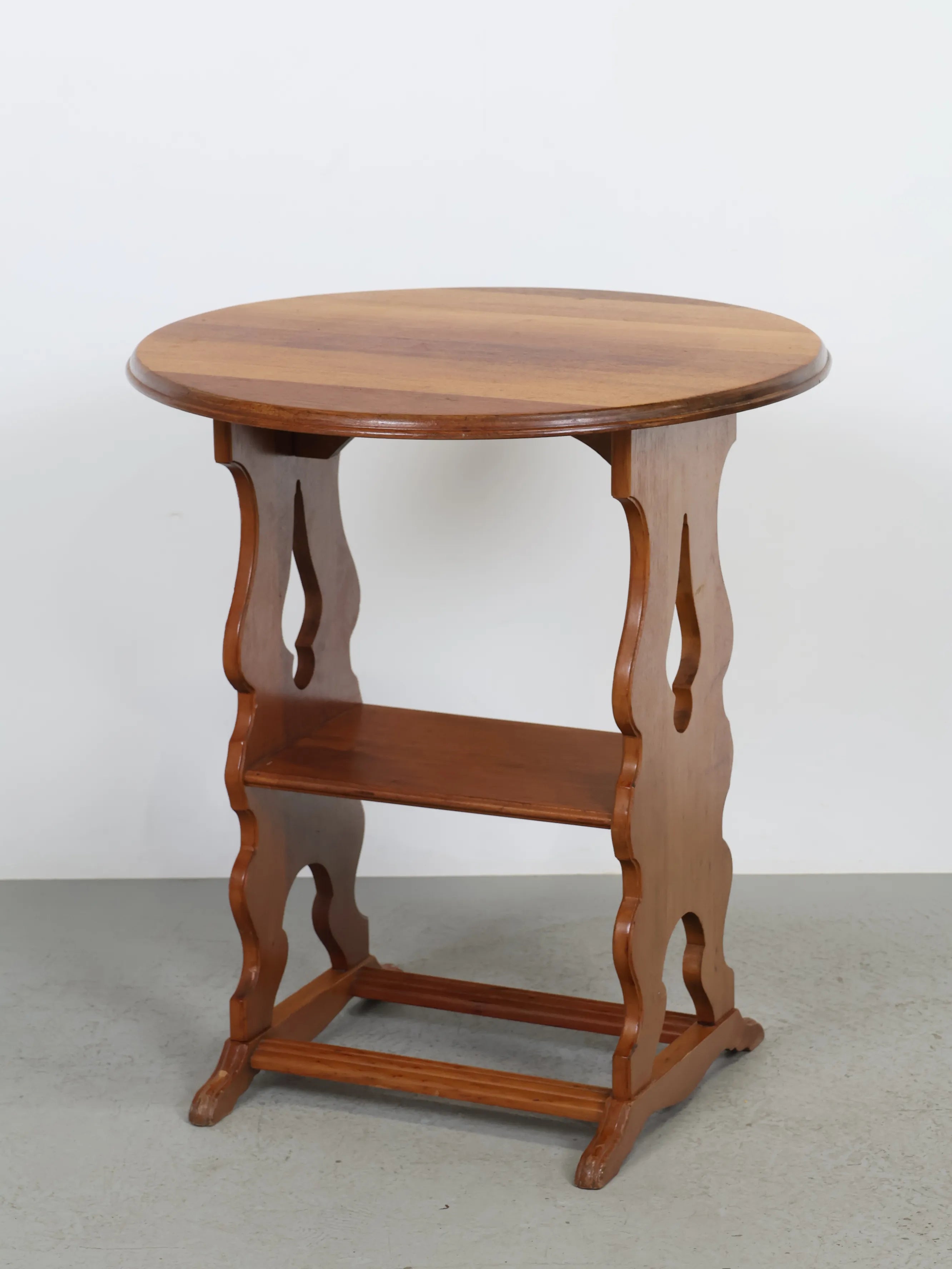 ヴィンテージ ウッド ラウンド サイドテーブル | Collect Antique ヴィンテージ ウッド ラウンド サイドテーブル | Collect Antique