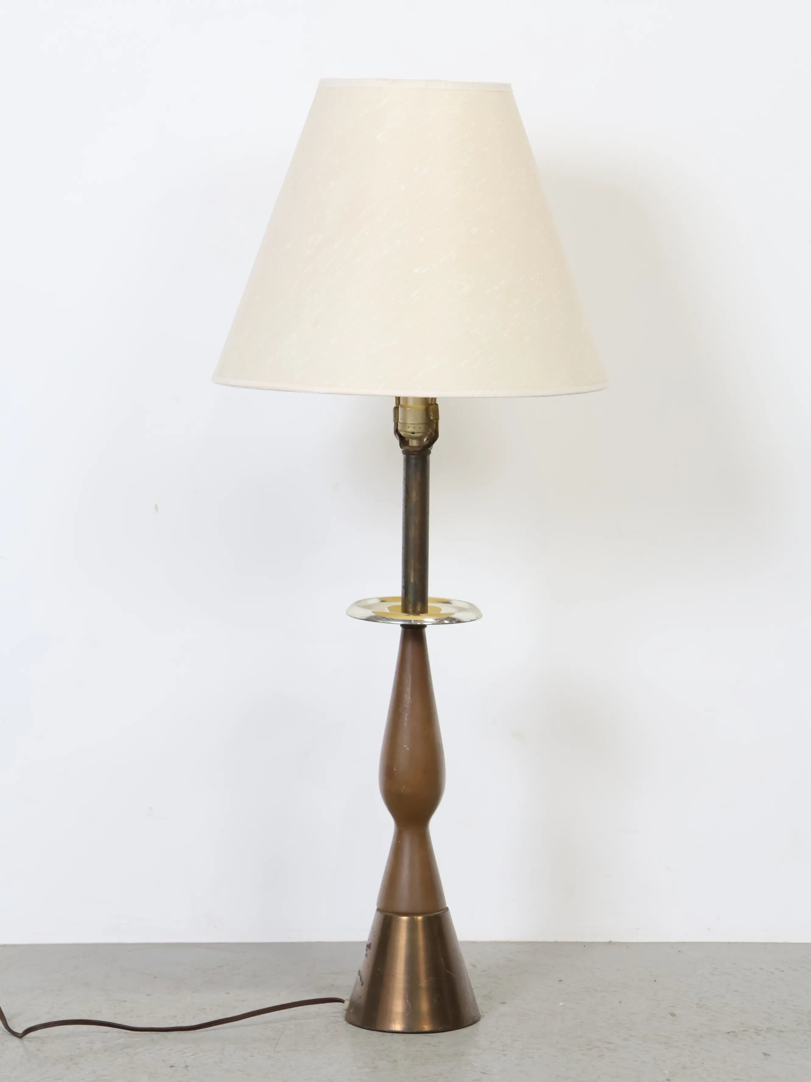 ヴィンテージ ウッドベース モダン テーブルランプ | Collect Antique