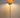 1960 - 70年代 ヴィンテージ イエローアクリル ドームシェード スペースエイジ フロアランプ ミッドセンチュリーモダン
