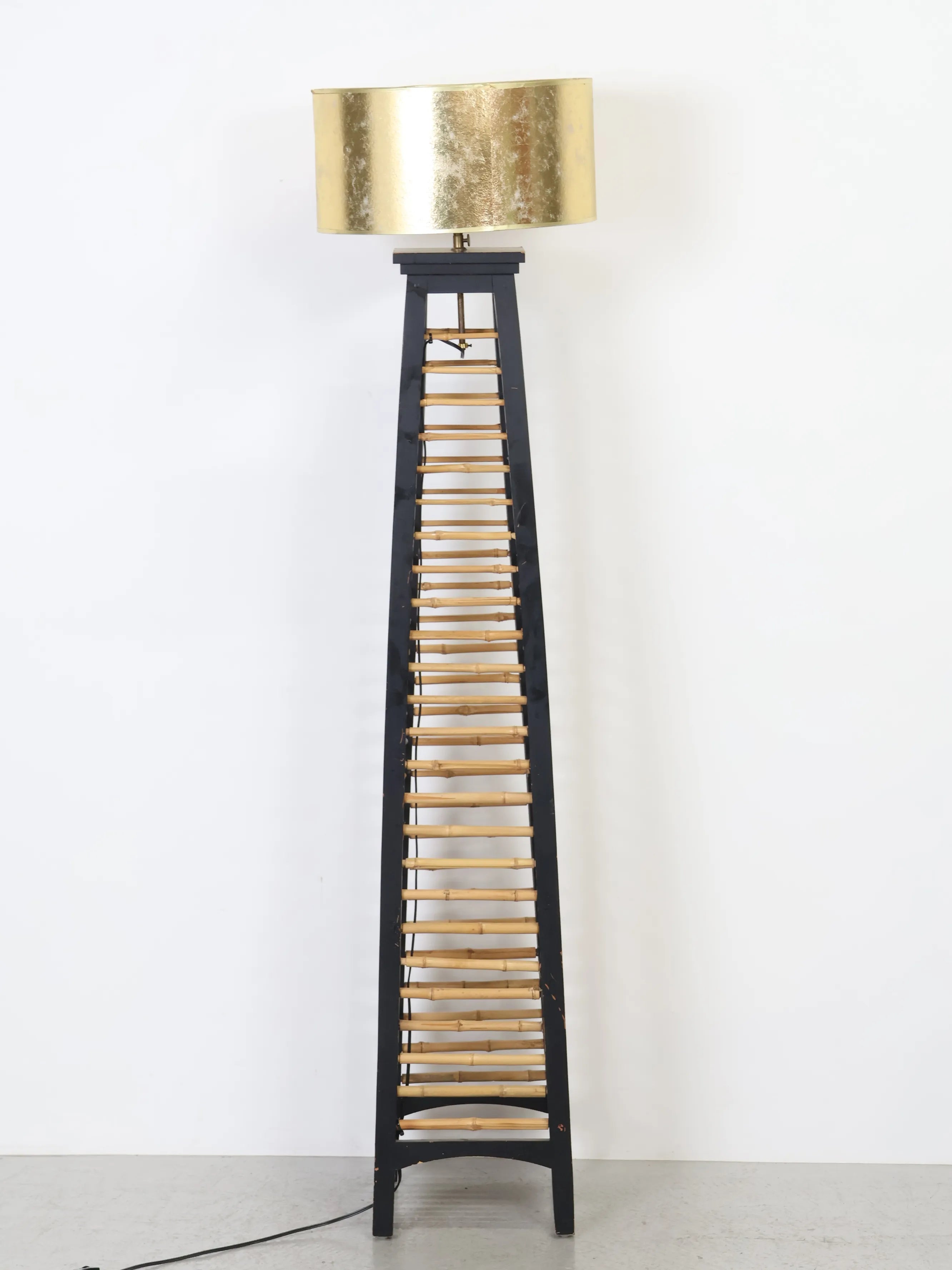 1960 - 70年代 ヴィンテージ メタルベース イエロアクリル スペース