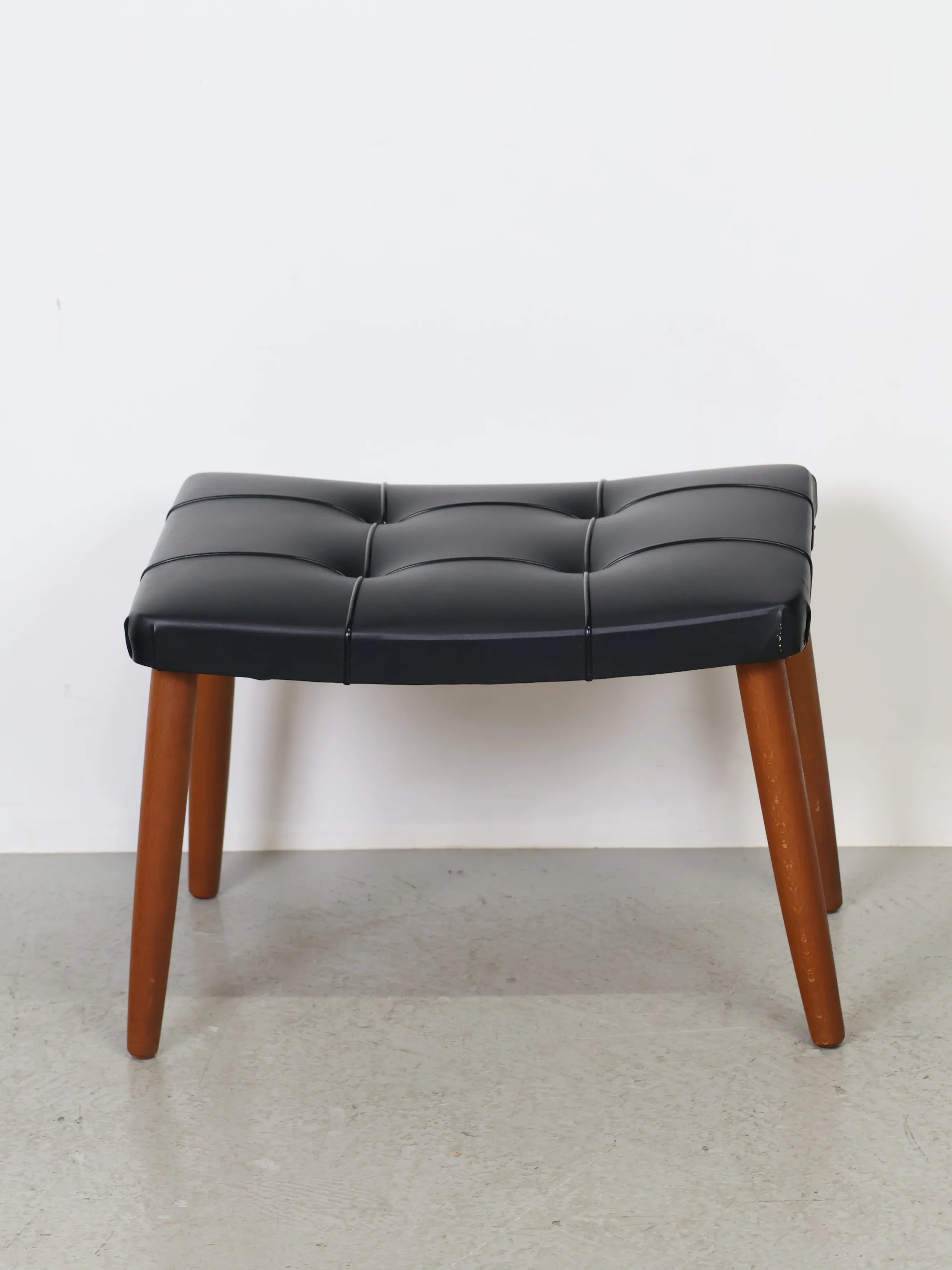 1960-70年代 ヴィンテージ チークレッグ ブラックビニールレザー 格子 1960-70年代 ヴィンテージ チークレッグ ブラックビニールレザー 格子