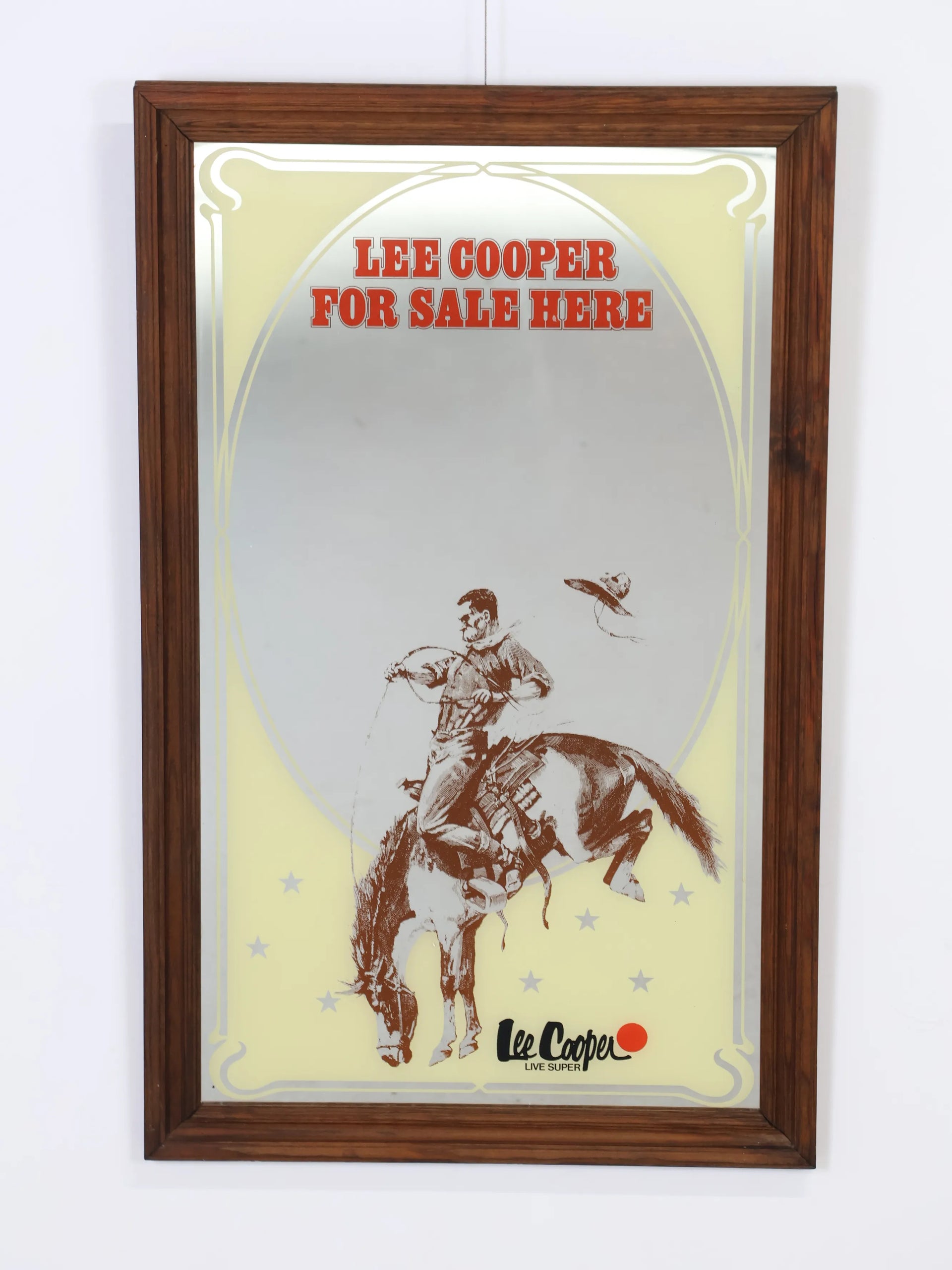 ヴィンテージ Lee Cooper パブミラー リークーパー アドバタイジング