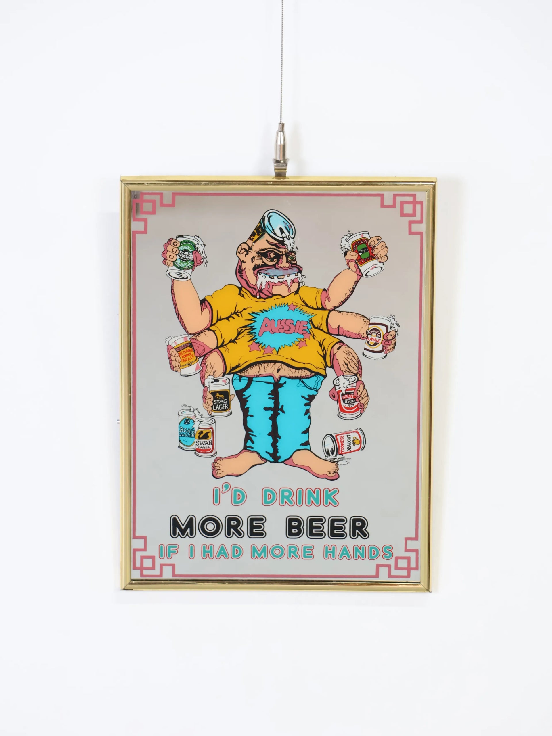 1970 - 80年代 ヴィンテージ ビール ミラーサイン ウォールアート
