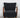 1960s-70s Vintage Wood & Navy Gray Fabric Curved Arm Lounge Chair