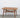 1960s Vintage Wood Cross Brace Rectangular Side Table