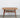 1960s Vintage Wood Cross Brace Rectangular Side Table
