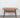 1960s Vintage Wood Cross Brace Rectangular Side Table