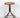 1960s Vintage Solid Wood Seat Steel Frame Industrial Stool