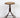 1960s Vintage Solid Wood Seat Steel Frame Industrial Stool