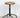 1960s Vintage Solid Wood Seat Bent Steel Frame Industrial Stool