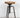 1960s Vintage Wood Seat Tubular Steel Industrial Stool