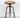 1960s Vintage Wood Seat Tubular Steel Industrial Stool