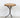 1960s Vintage Round Wood Seat Curved Steel Tripod Industrial Stool