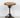 1960s Vintage Round Wood Seat Decorative Scrollwork Steel Stool