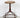 1960s Vintage Round Wood Seat Red Painted Steel Industrial Stool