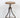 1960s Vintage Wood Seat Screw Adjustable Steel Industrial Stool
