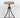 1960s Vintage Wood Seat Screw Adjustable Steel Industrial Stool