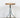 1960s Vintage Industrial Adjustable Wooden Seat Blue Painted Industrial Stool