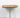 1960s – 70s Vintage Wood Top Aluminum Pedestal Table