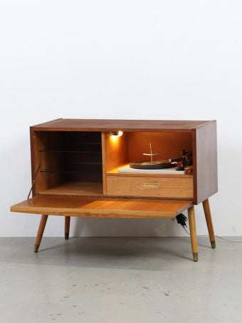 1960 - 70年代 Finhansa社製 ヴィンテージ チーク レコードオーディア