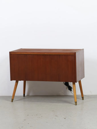 1960 - 70年代 Finhansa社製 ヴィンテージ チーク レコードオーディア