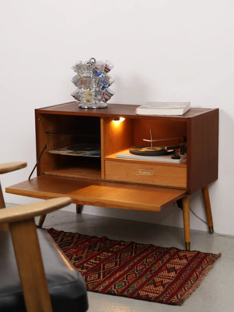 1960 - 70年代 Finhansa社製 ヴィンテージ チーク レコードオーディア