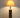 Vintage Striped Ceramic Table Lamp