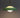1960 - 70's Vintage Green & Cream Striped Pendant Light