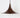 1970’s Nordisk Solar Vintage Brown Metal Pendant Light