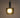 1960 – 1970's Vintage Amber Textured Glass Pendant Light