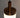 1970s Vintage Copper & Textured Clear Glass Pendant Light