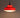 1970s Vintage Red Acrylic Pendant Lamp