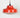 1970s Vintage Red Acrylic Pendant Lamp