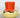 Vintage Orange & Yellow Ceramic Flower Vase