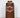 Vintage Brown Ceramic Hand Painted White & Red Floral Design Flower Vase