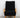 1960's Vintage Wooden Frame Black Fabric Easy Chair